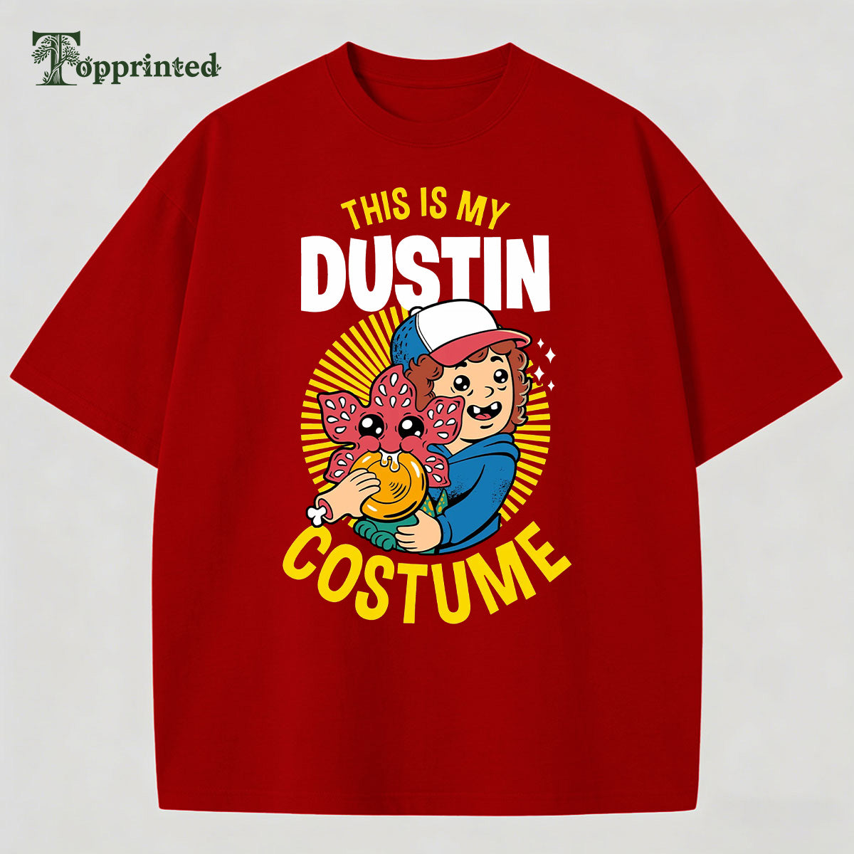 This is my Dustin Costume Casual Cotton T-shirt