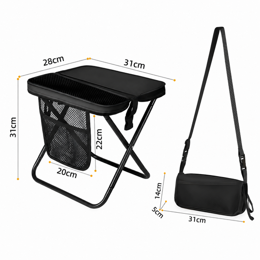 Outdoor Portable Crossbody Storage Folding Chair