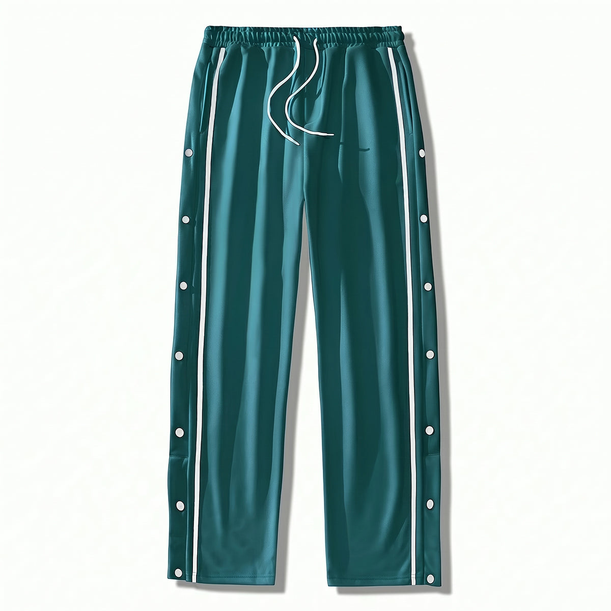 Buttoned Trendy Trend Retro Casual Jogger Pants