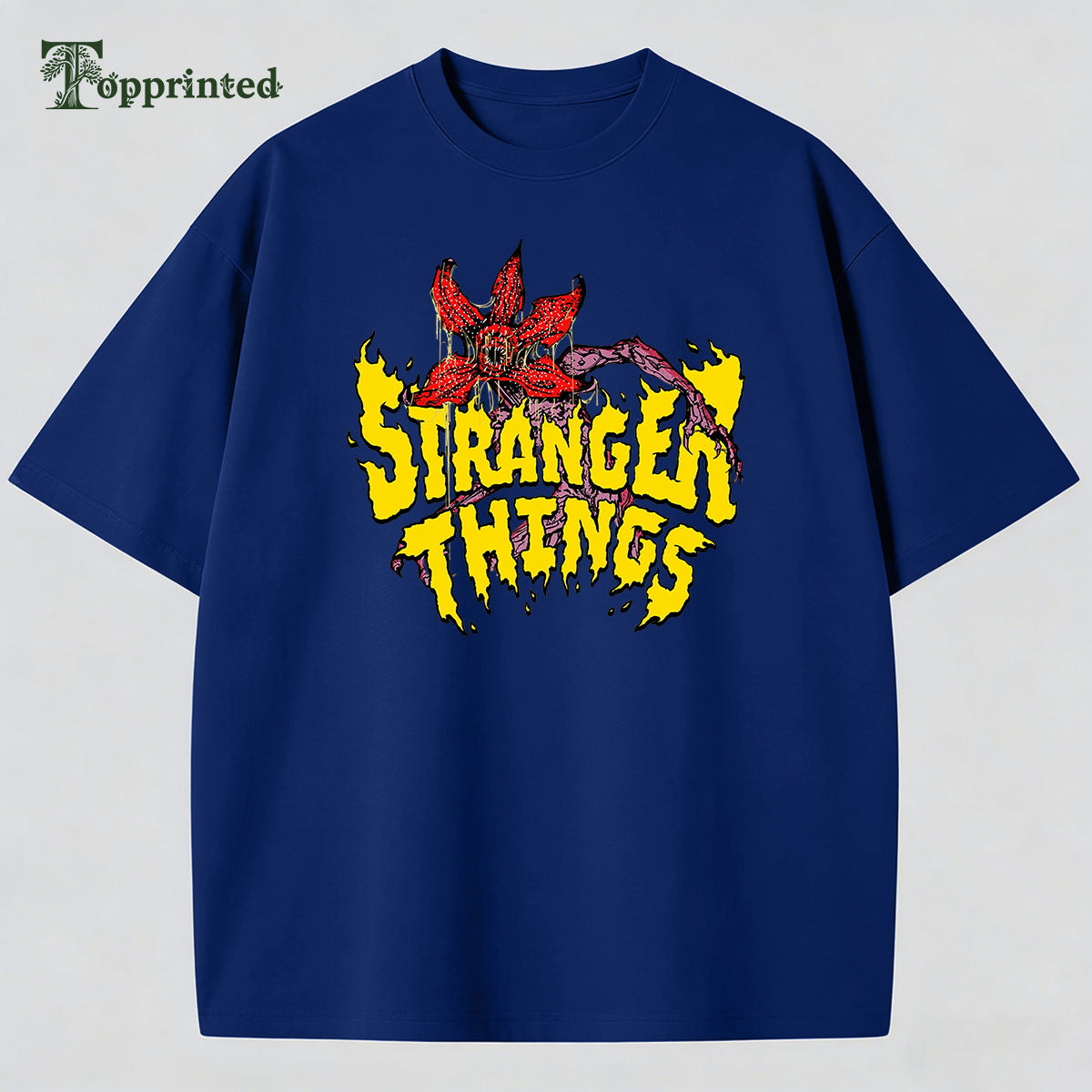 100%Cotton Stranger Things Casual Daily T-shirt