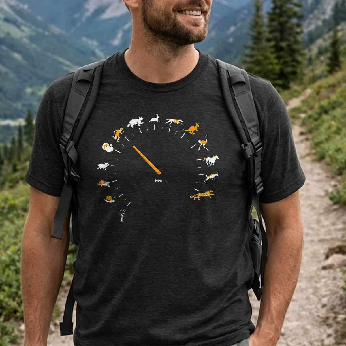 Various Animal Print Natural Minimalist Style T-shirt