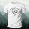 Valley Print Simple Outdoor Breathable Material T-Shirt