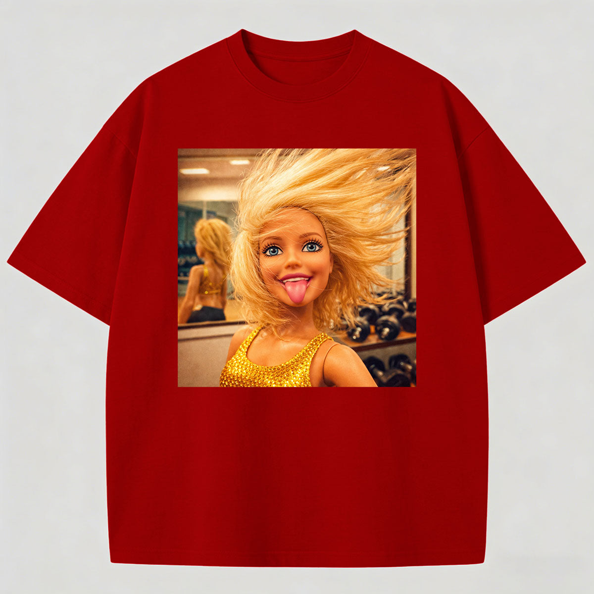 Meme Making A Face Cotton Printed T-Shirt