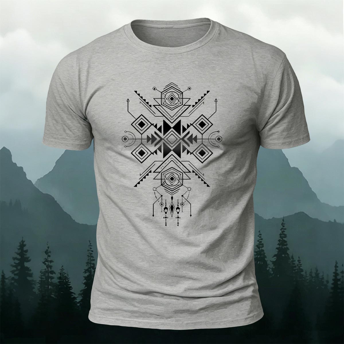 Artistic Graphic Minimalist Premium Cotton T-shirt