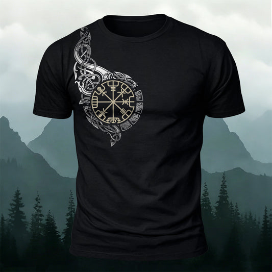 Soft Cotton Mysterious Tribe Totem Casual T-Shirt