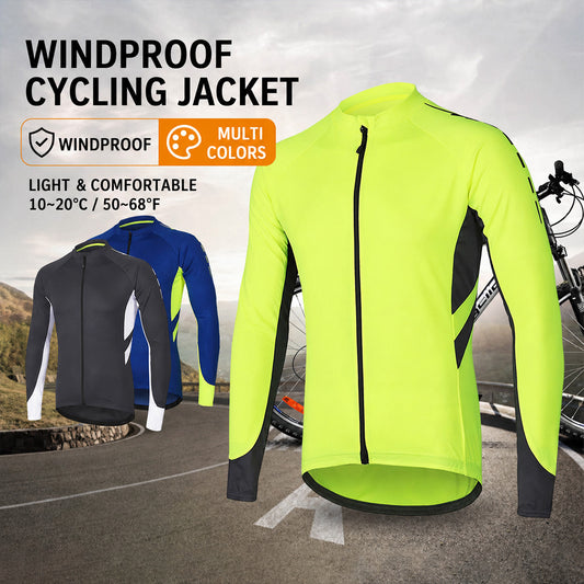 Men's Outdoor Long-Sleeve Quick-Dry Cycling Jersey