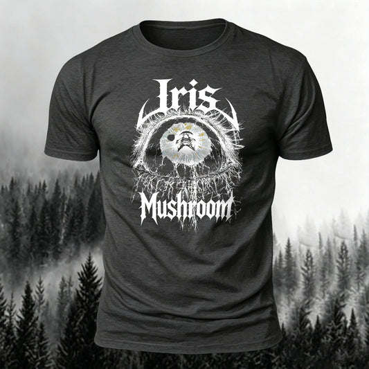 Cotton Dark Trash Rock Print Casual T-Shirt