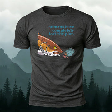Cotton Humans Have Completely Lost the Plot Printed Tee
