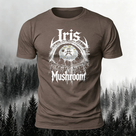 Cotton Dark Trash Rock Print Casual T-Shirt