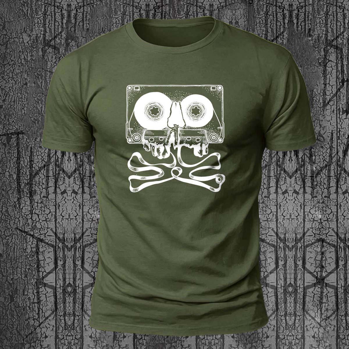 Skull Artistic Printed Trendy 100% Cotton T-Shirt
