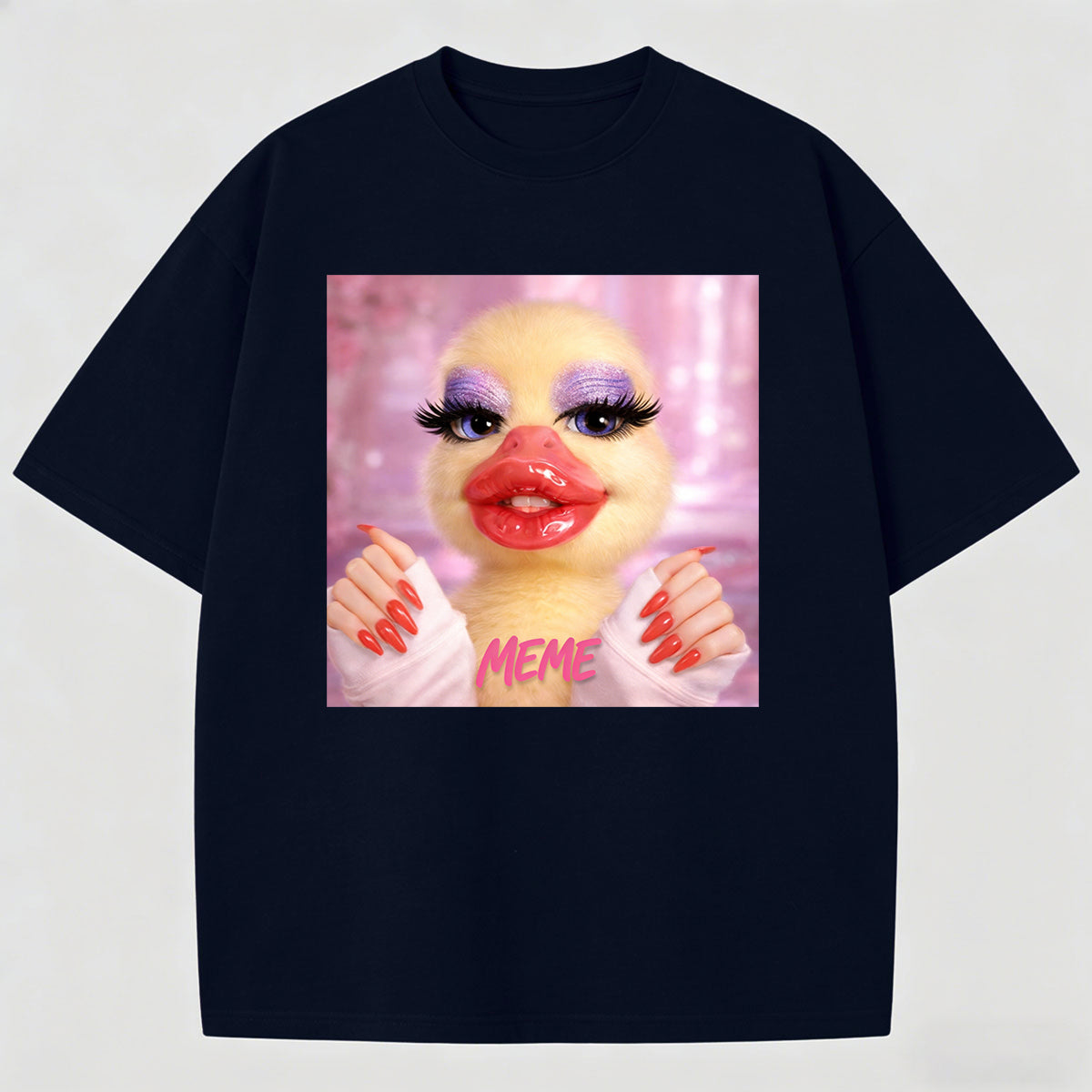 Meme I'am Very Beautiful Cotton Printed T-Shirt