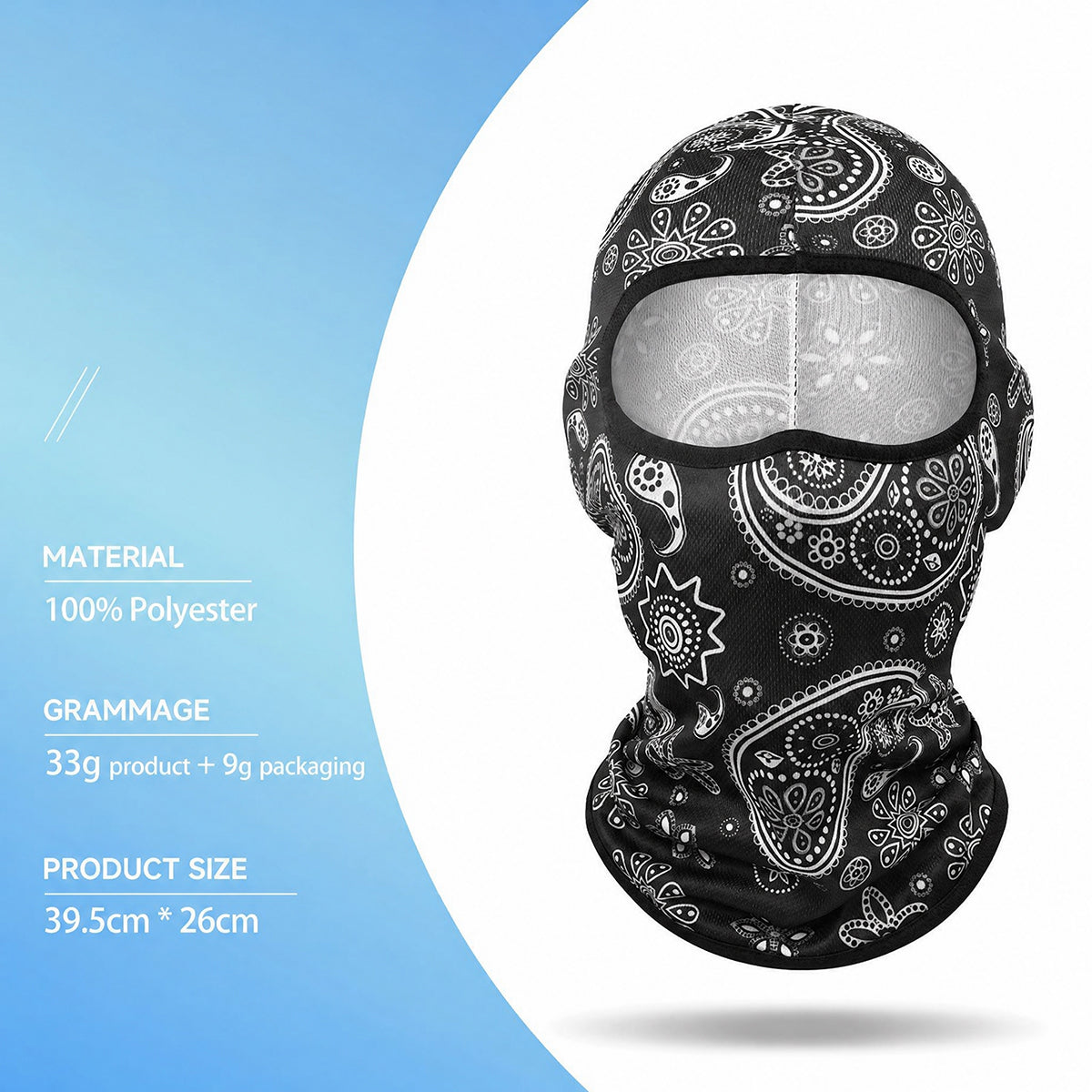 Breathable Unique Print and Fun Face Mask Motorcycle Helmet