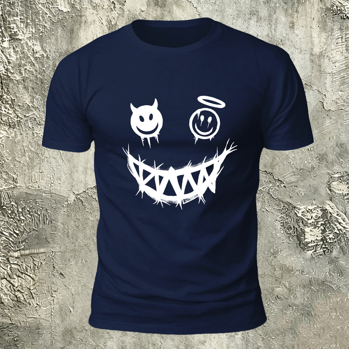 Quirky Expression Street Fashion Casual Breathable Tee