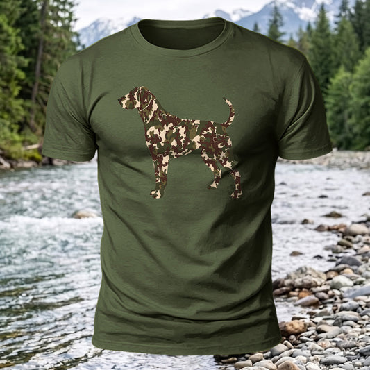 Premium Cotton Camo Doggy Printed T-Shirt