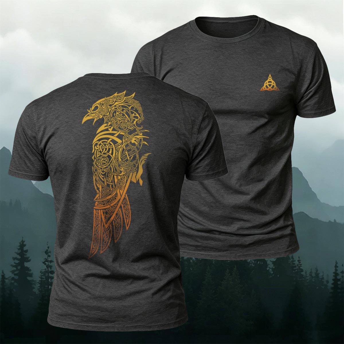 Nordic Mythology Art Graphic Street Style Breathable Tee