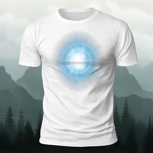 DTG Shining Star Pattern Art Casual T-Shirt
