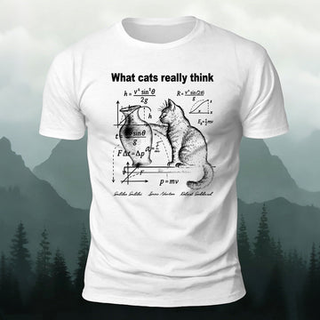 100% Cotton Cute Pet Physics Mechanics Funny Tee