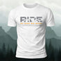 Ride Print Minimalist Style Breathable Material T-Shirt