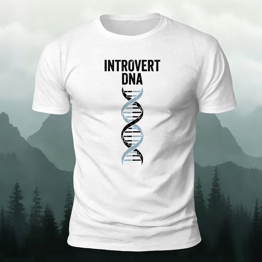 100% Cotton Introvert By Birth Print Casual T-Shirt