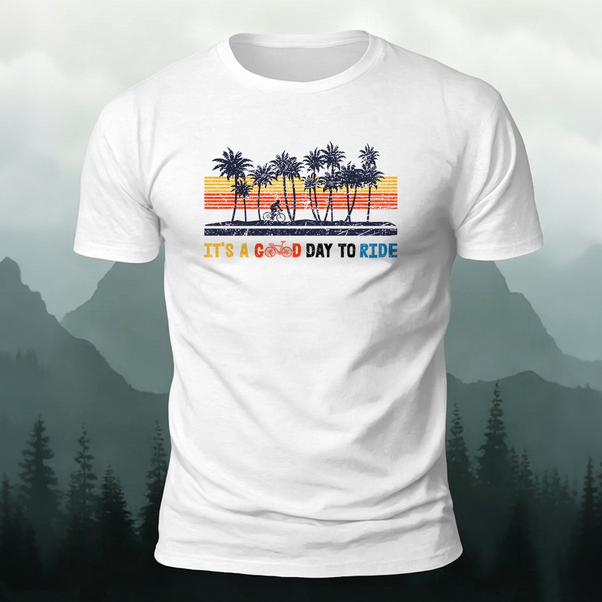 Combed Cotton Outdoor Cycling Printed T-Shirt