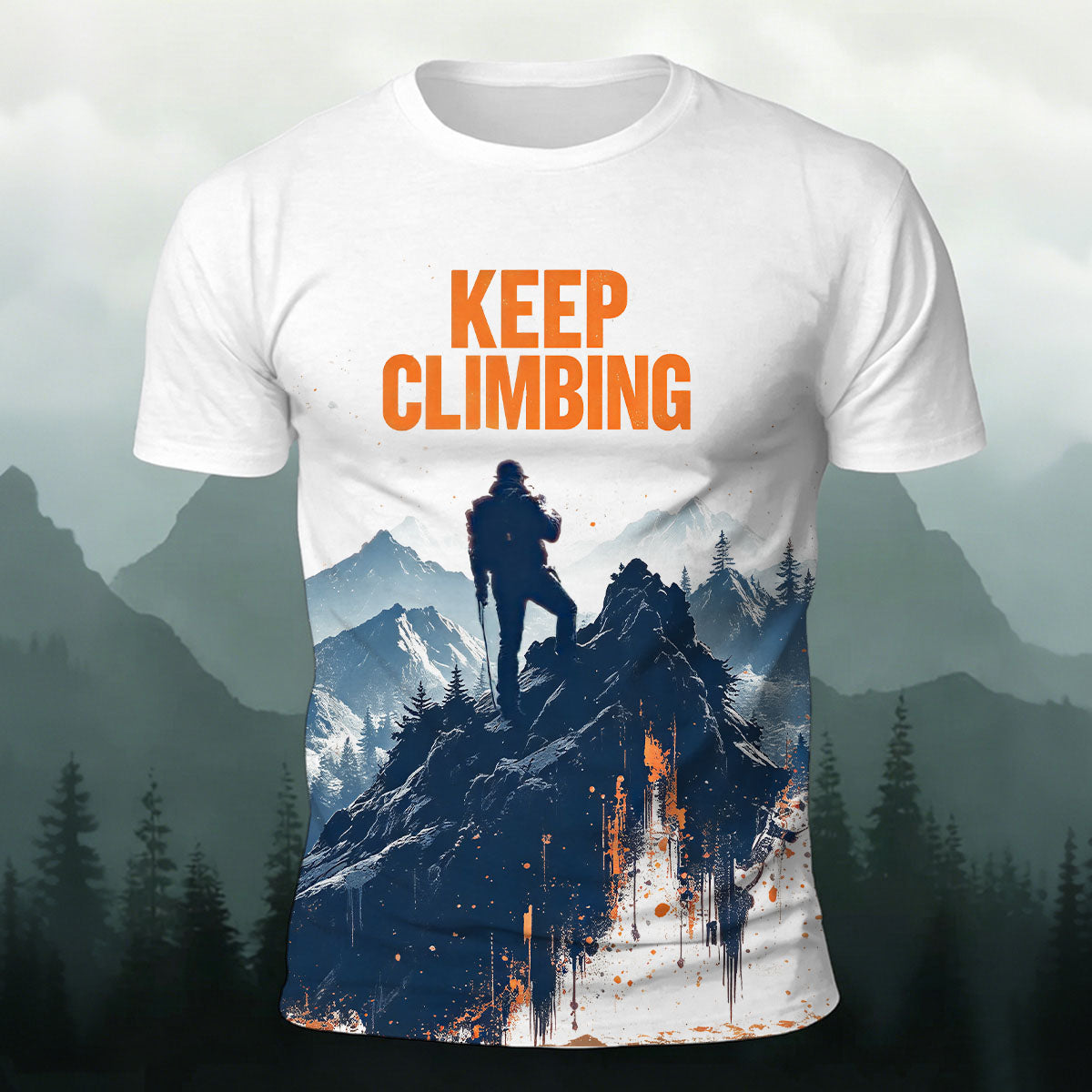 Keep Climbing Comfortable Cotton T-Shirt