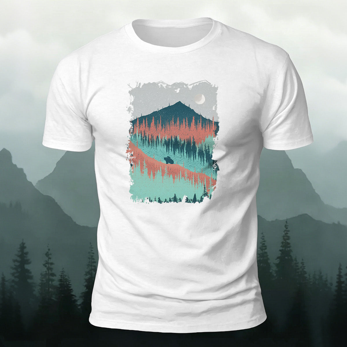 Mountain Outdoor Breathable Crew Neck T-Shirt