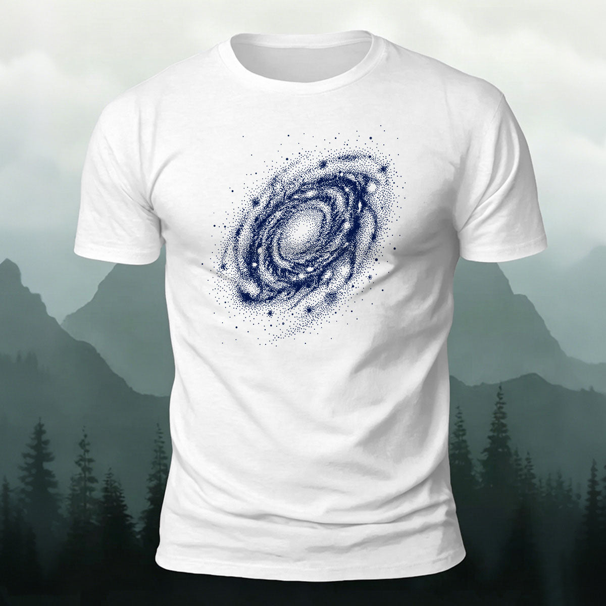 DTG Starry Sky Graphic Minimalist Soft Comfortable Tee