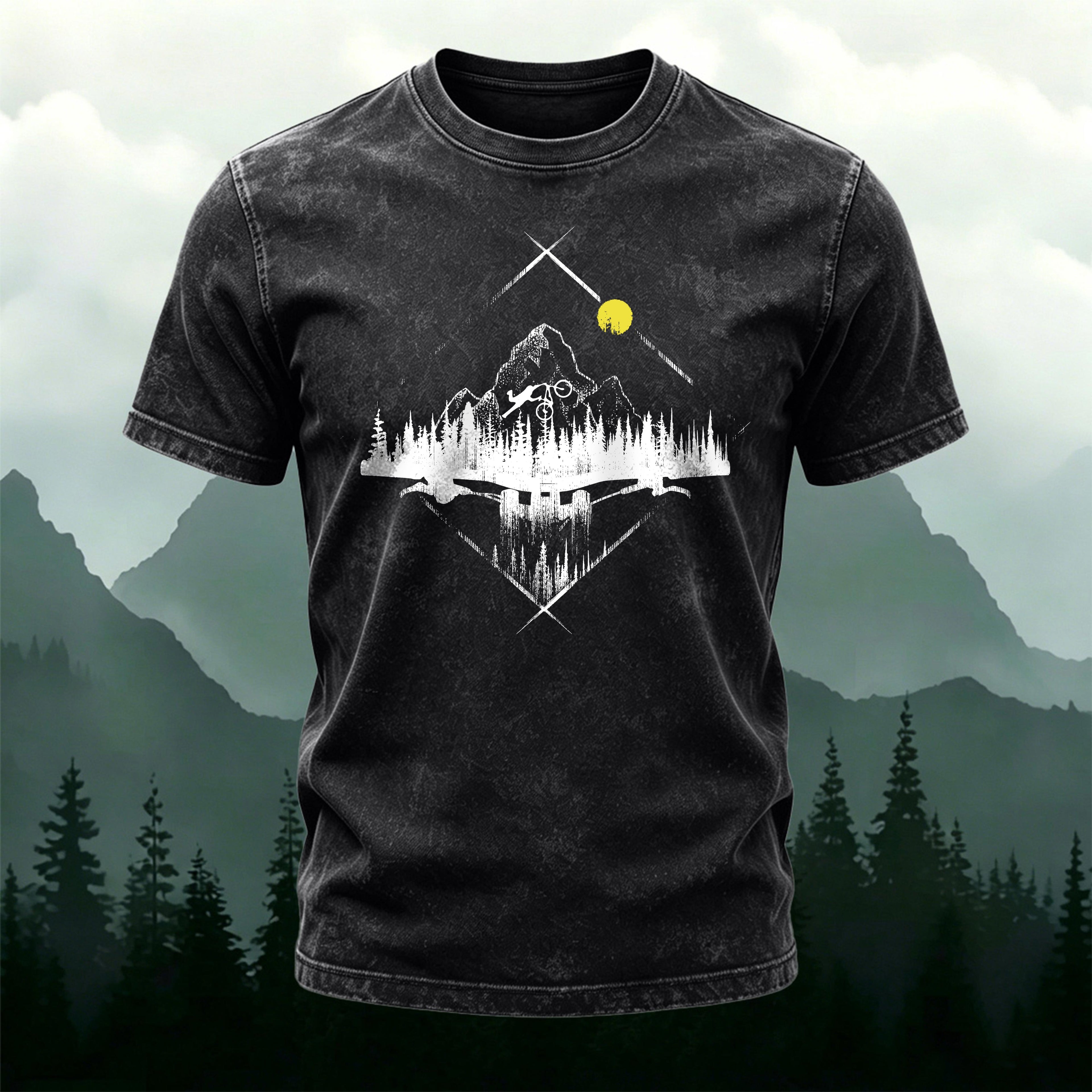 Mountain Cycling Printed Casual Breathable T-Shirt