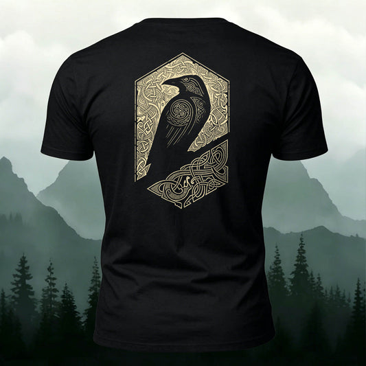 Mystic Totem Bird Casual Premium Cotton T-Shirt