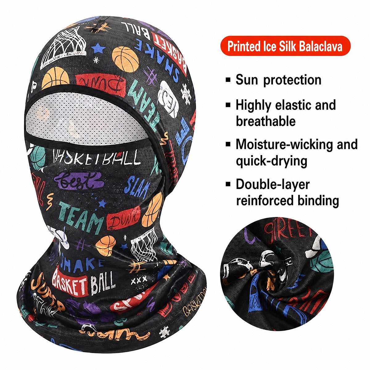 Sun-Protective Cycling Ice-Silk Summer Outdoor Face Mask