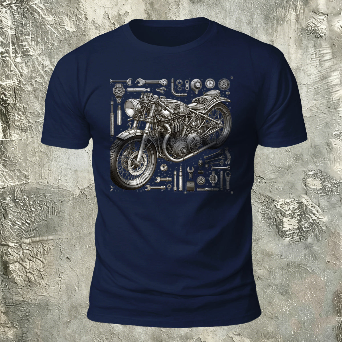 Motorcycle Repair Cool Skin-friendly Casual T-shirt