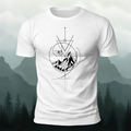 Mountain Pattern Outdoor Leisure Premium Cotton Tee