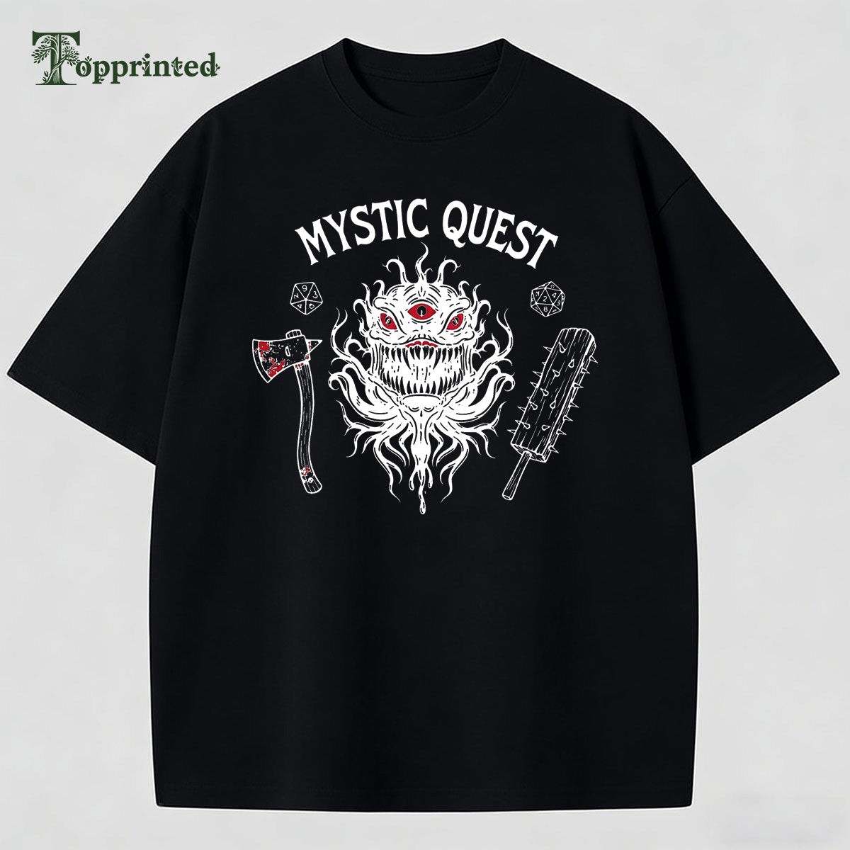 Mystic Quest Cotton Made Casual T-shirt