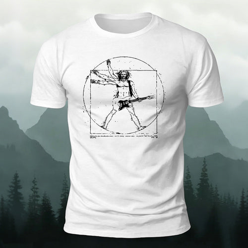 Abstract Print Personalized Casual Skin-friendly T-shirt