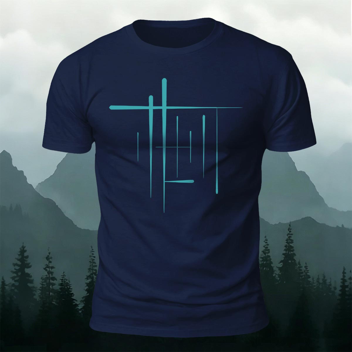 Simple Graphic Classic Premium Cotton Casual T-Shirt