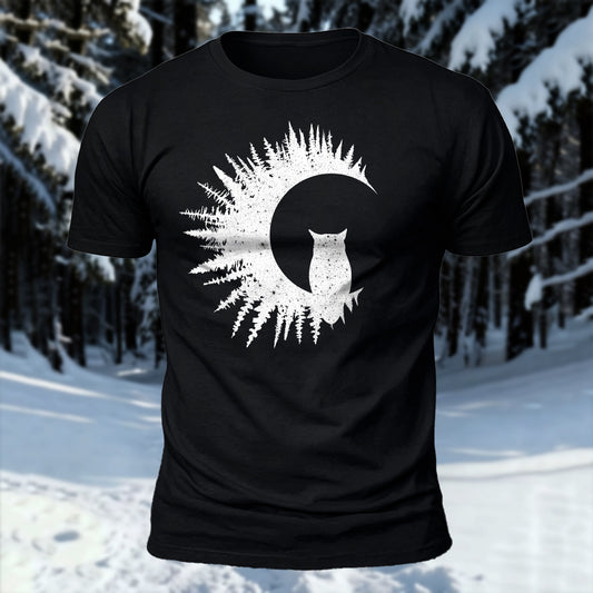 Owl Woods Printed Short Sleeve T-Shirt