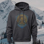 Retro Viking Printed Hoodie Sweatshirt