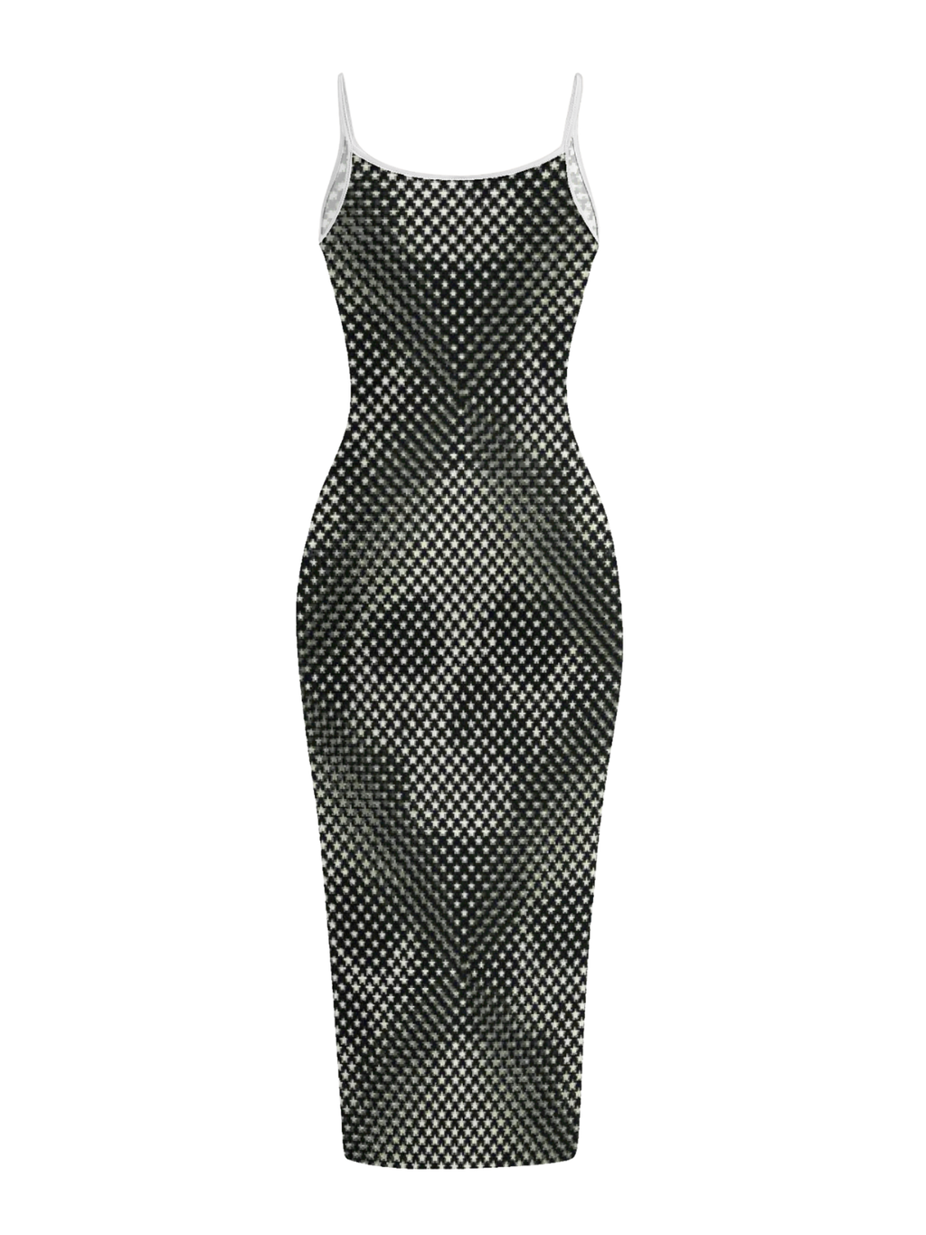 Dark Skull Print Sexy Bodycon Dress