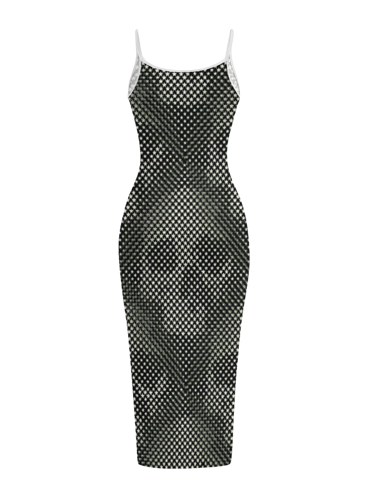 Dark Skull Print Sexy Bodycon Dress