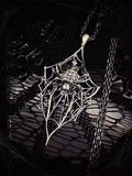 Dark Spider Pendant Necklace