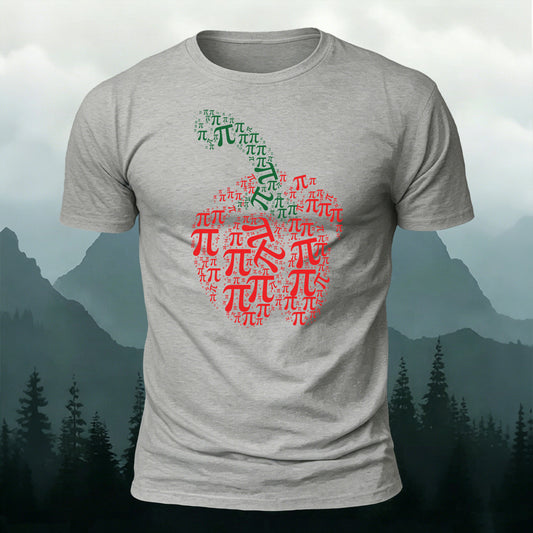 Soft Cotton Apple Pi Casual T‑Shirt