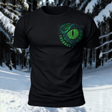 Dragon Eye Totem Printed Short Sleeve T-Shirt