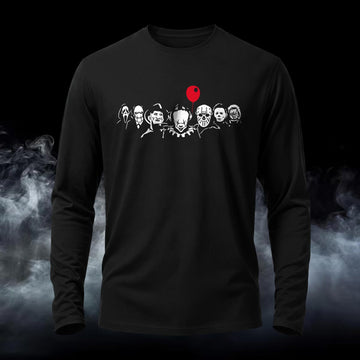 Horror Movie All Star Printed Long Sleeve T-Shirt