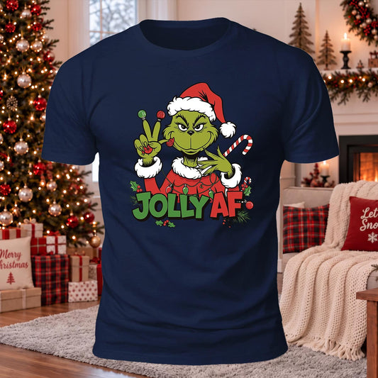 Jolly AF Printed Casual Short Sleeve T-Shirt