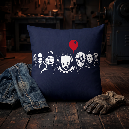 Linen Horror Character Halloween Pillow