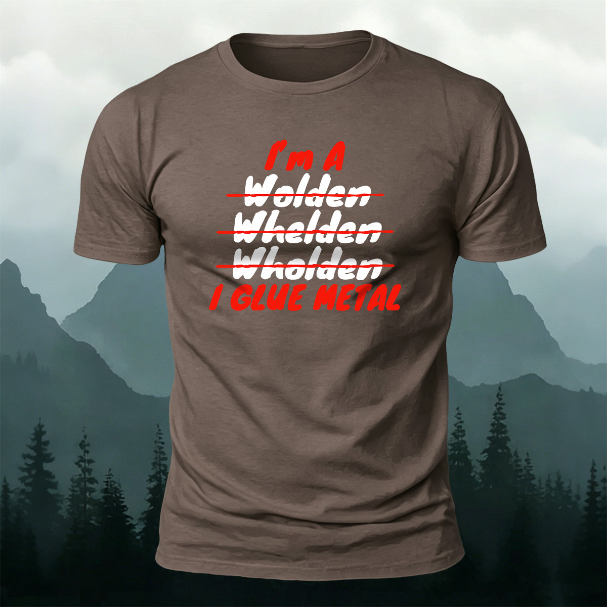 Cotton Wage Worker Welder Fun Slogan Casual Tee