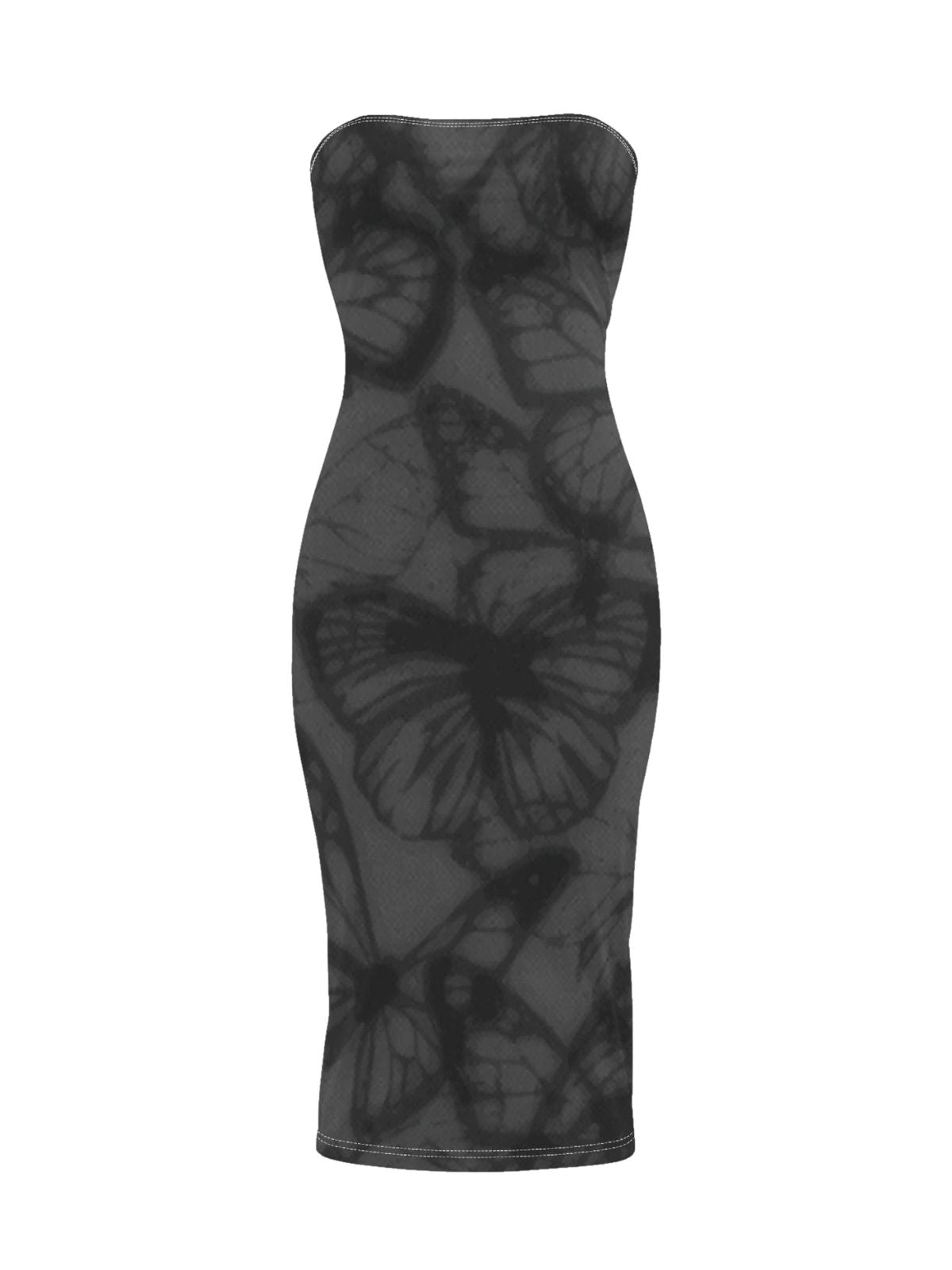 Gothic Dark Butterfly Silhouette Sexy Bodycon Skirt