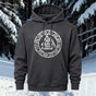 Viking Totem Printed Hoodie Sweatshirt