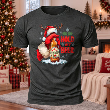 Hold My Beer Printed Short Sleeve T-Shirt