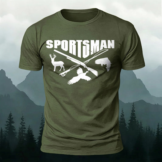 Premium Cotton Sports Man Printed T-Shirt